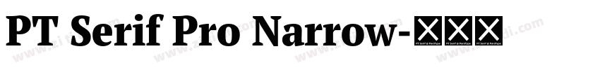 PT Serif Pro Narrow字体转换 PT Serif Pro Narrow字体转换